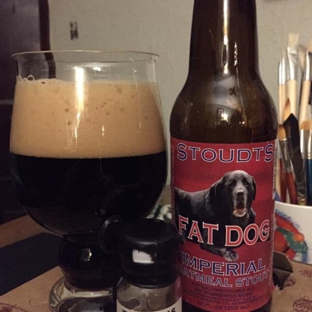 Stoudts Fat Dog Imp Stout 4 Pack Bottles