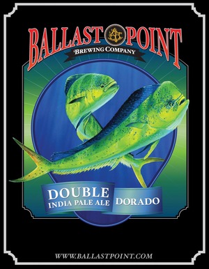 Ballast Pt Dorado Double IPA 6 Pack Bottles