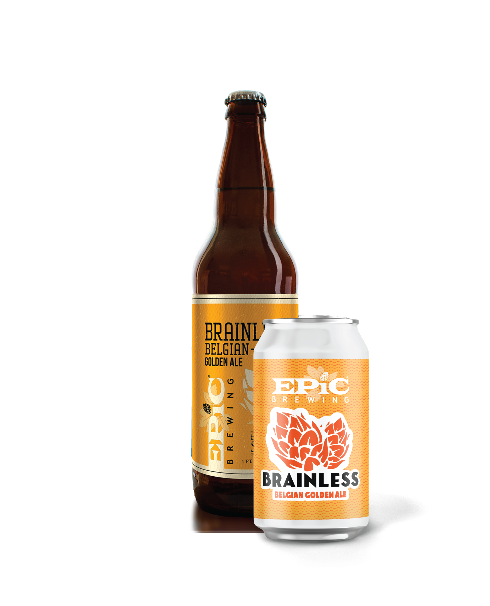 Epic Brew Brainless Golden Ale Bottle