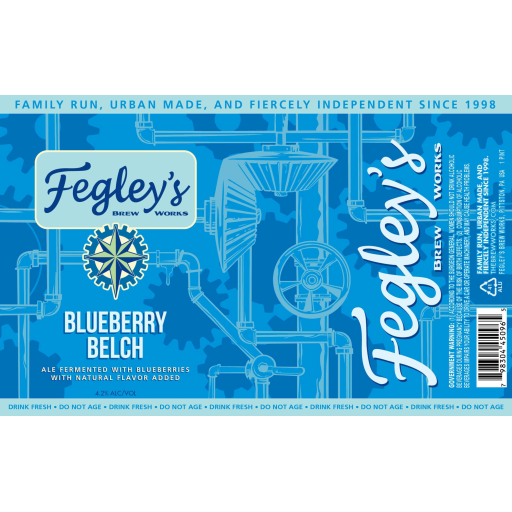 Fegley Brewworks Blueberry Belc 6 Pack Bottles
