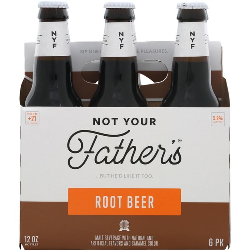 Not Your Fathers Root Beer 6 Pack Bottles