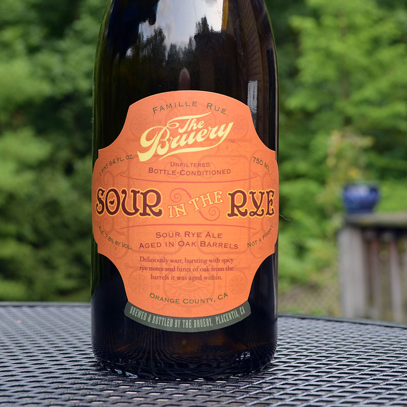 The Bruery Sour In The Rye Bottle