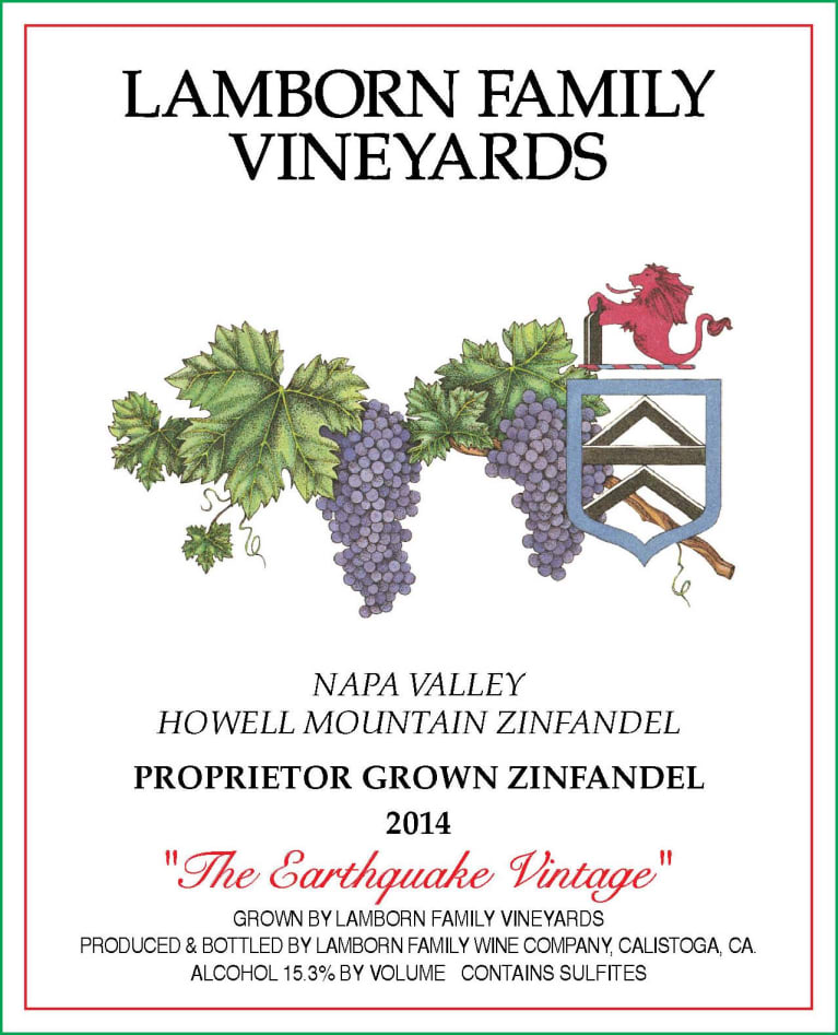 Lambornfamily Howell Mtn Zinfandel