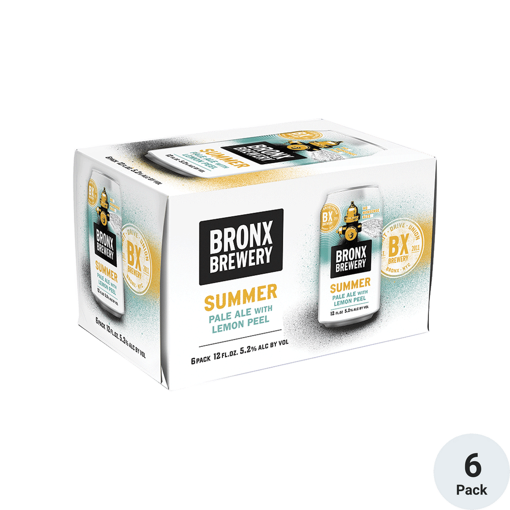 Bronx Brew Summer Pale Ale Lemo 4 Pack Cans