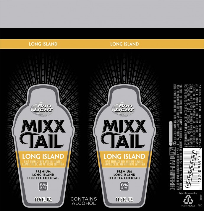 Bud Light Mixx Tail Long Island Can