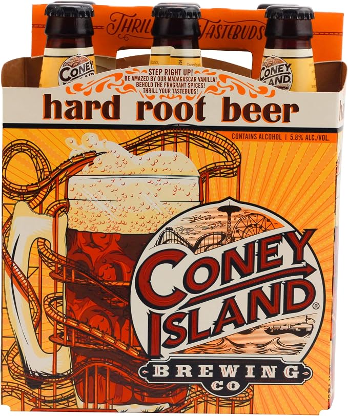 Coney Island Hard Root Beer 6 Pack Bottles