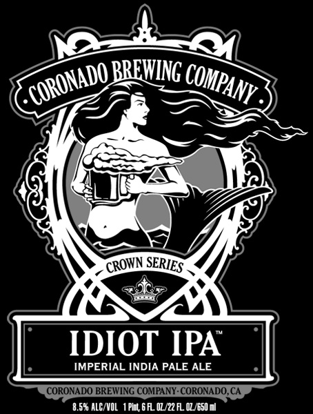 Coronado Brew Idiot IPA 4 Pack Bottles