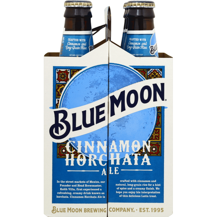 Blue Moon Cinamon Horchata Ale 6 Pack Bottles