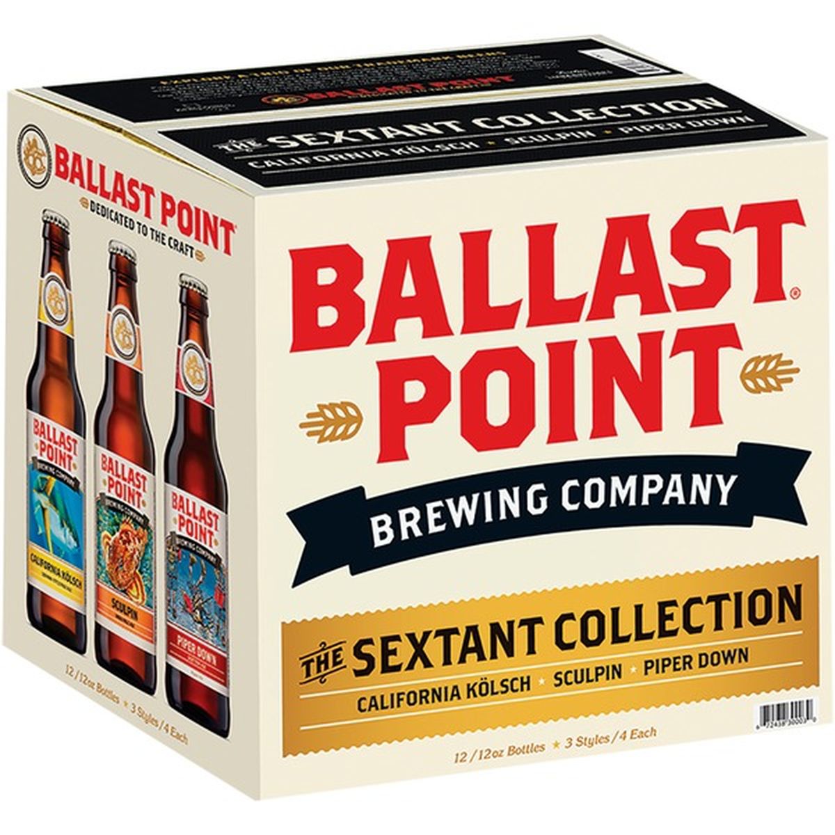Ballast Pt Sextant Collection 12 Pack Bottle