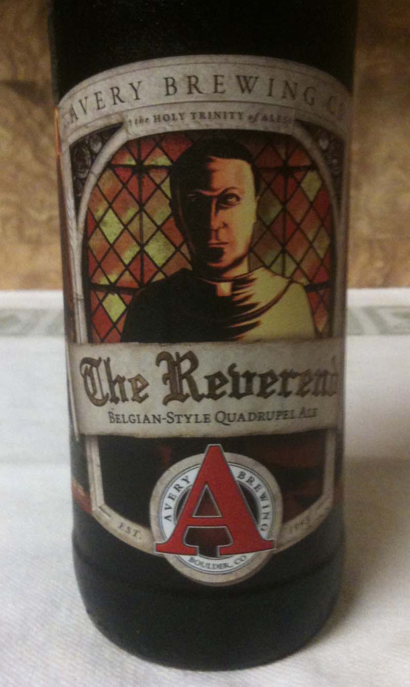 Avery Brew The Reverend Bottle
