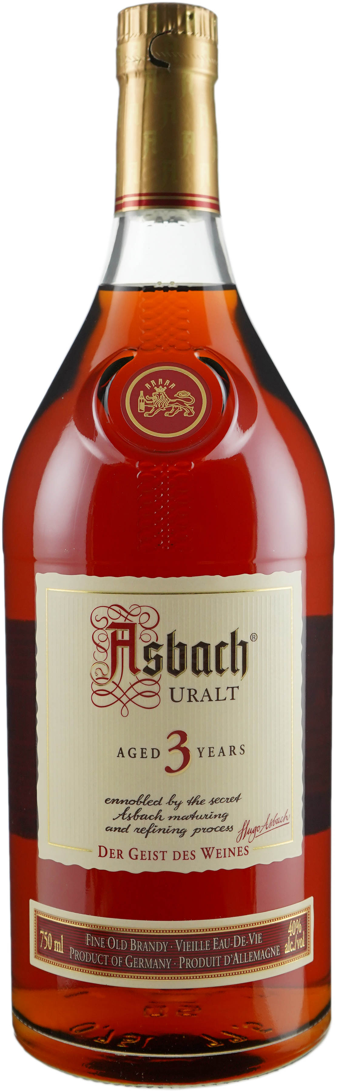 Asbach 3 year old Uralt Brandy