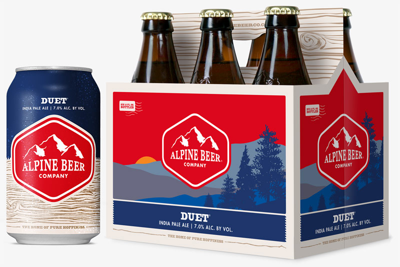 Alpine Beer Comp Duet 6 Pack Bottles