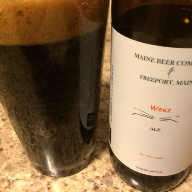 Maine Brew Weez Ale Bottle