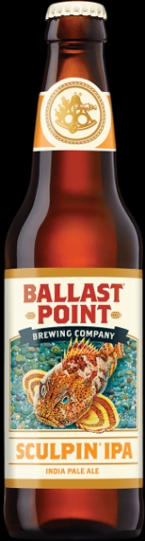 Ballast Pt Pineapple Sculpin Ip 6 Pack Bottles