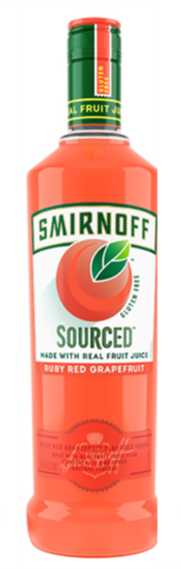 Smirnoff Sourced Ruby Red Grapefruit
