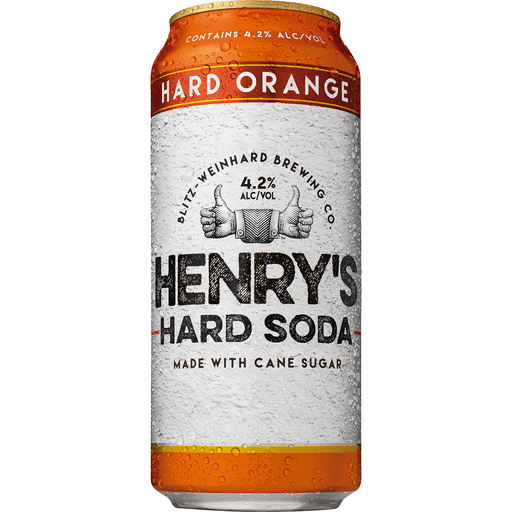 Henry's Hard Soda Orange 4 Pack Cans