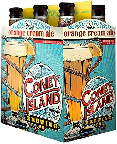 Coney Islnd Hard Orange Cream 6 Pack Bottles