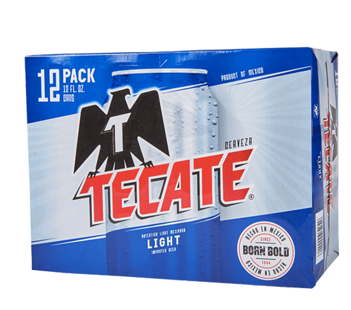 Tecate Light 12 Pack Cans