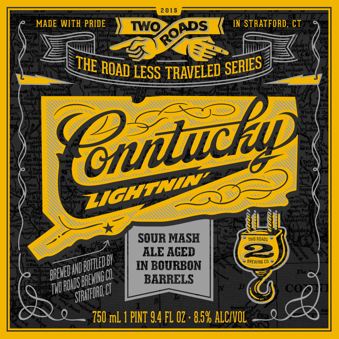 Two Road Brew Conntucky Light Bottle