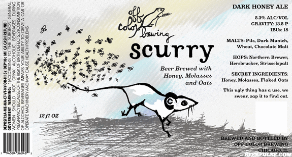 Off Color Scurry 4 Pack Bottles