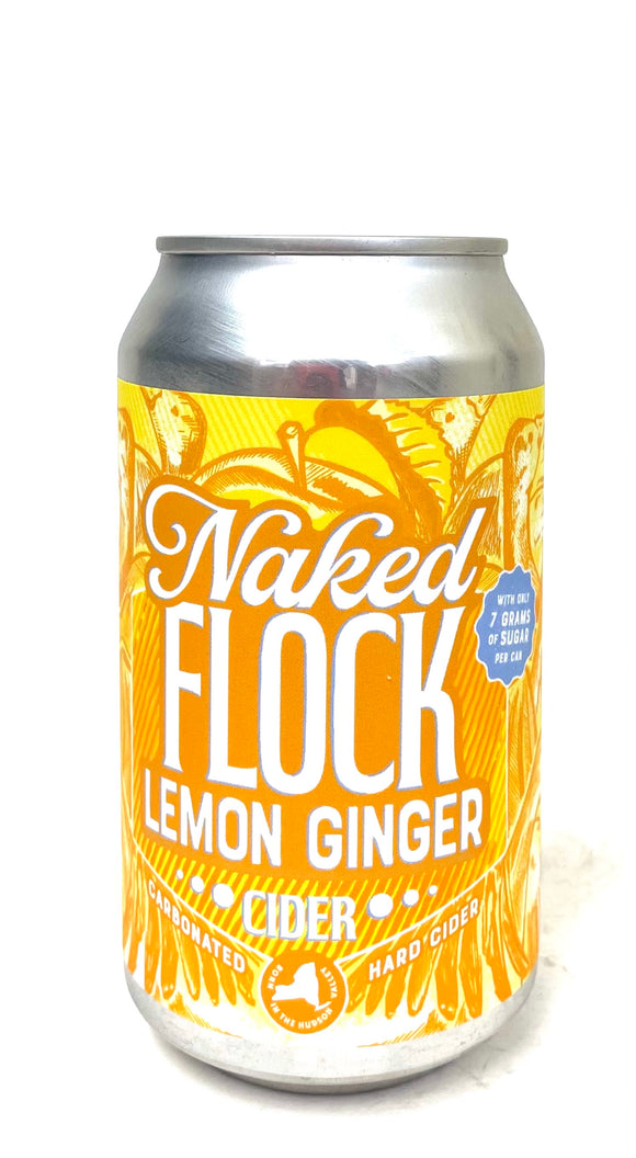Naked Flock Lemon Ginger Cider Bottle