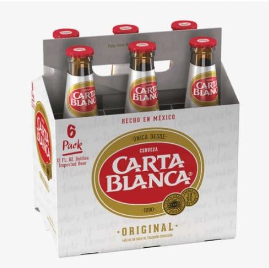 Carta Blanca 6 Pack Bottles