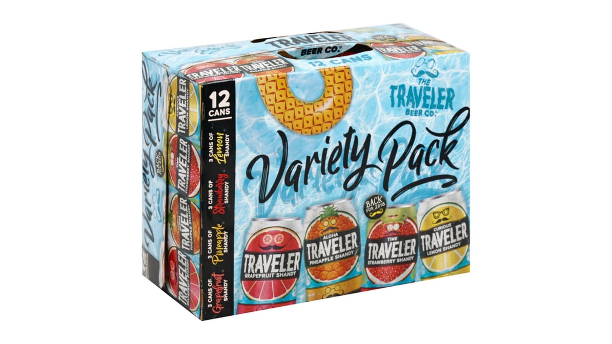 Traveler Varity Pack 12 Pack Cans