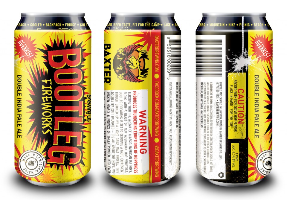 Baxter Brew Bootleg Firework 4 Pack Cans