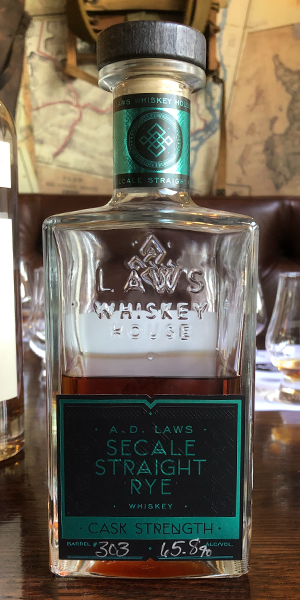 A.d. Laws - Secale Single Barel Rye Whisky