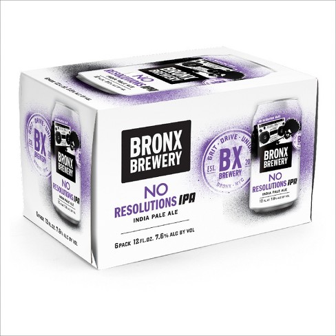 Bronx Brew No Resolutions 6 Pack Cans