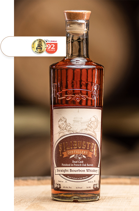 Filibuster Dual Cask French Oak Bourbon