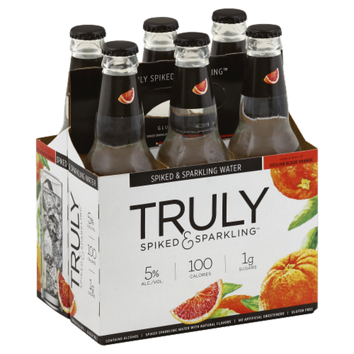Truly Spiked Blood Orange 6 Pack Bottles