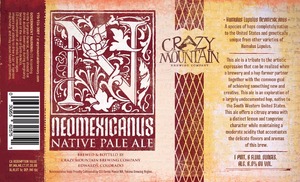 Crazy Mountain Brew Neomex 6 Pack Cans