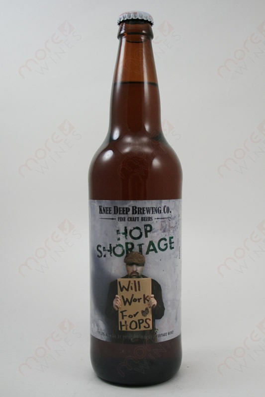 Knee Deep Brew Hop Shortage Bottle