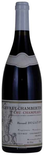 Dugat Py Gevrey Cham 1st Champ Burgundy Red