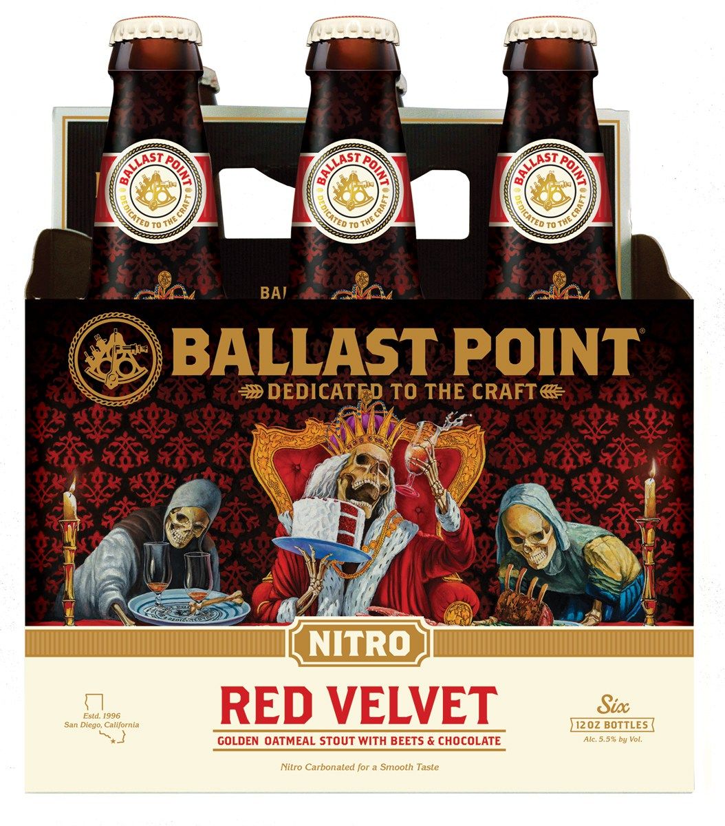 Ballast Pt Nitro Red Velvet 6 Pack Bottles
