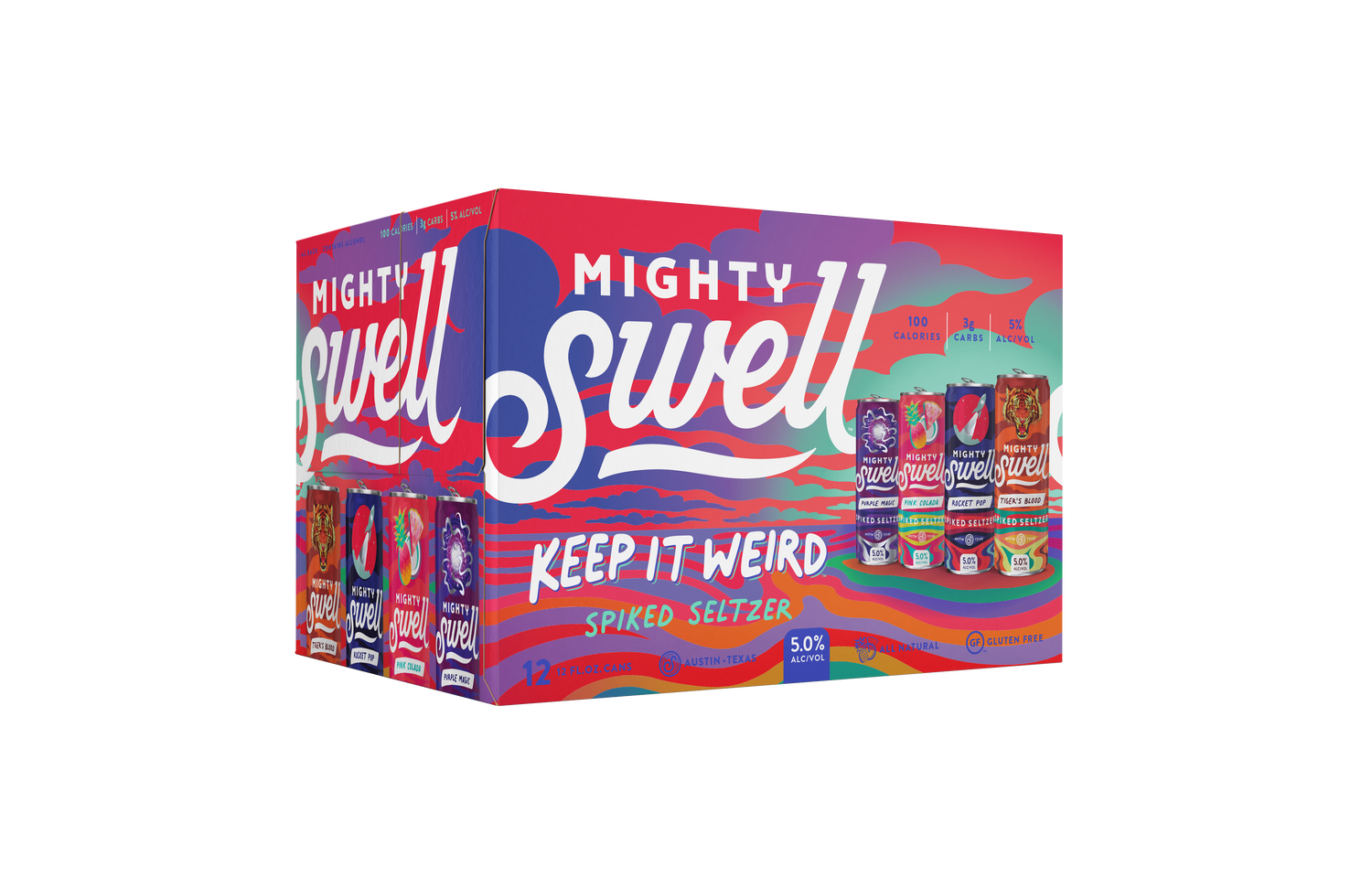 Mighty Swell Lemon 4 Pack Cans