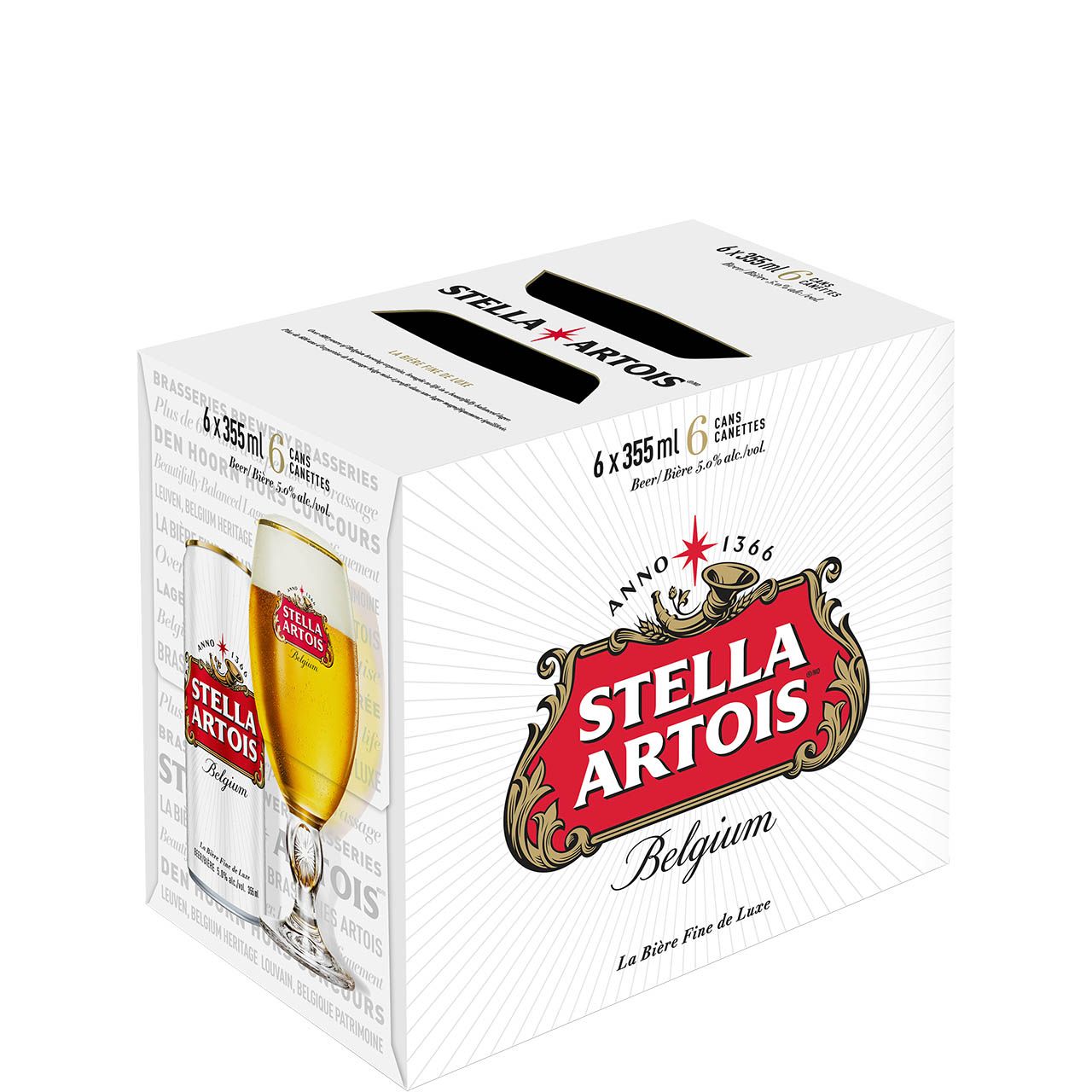 Stella Artois Leuven 6 Pack Cans
