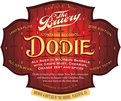 The Bruery Dodie Bottle