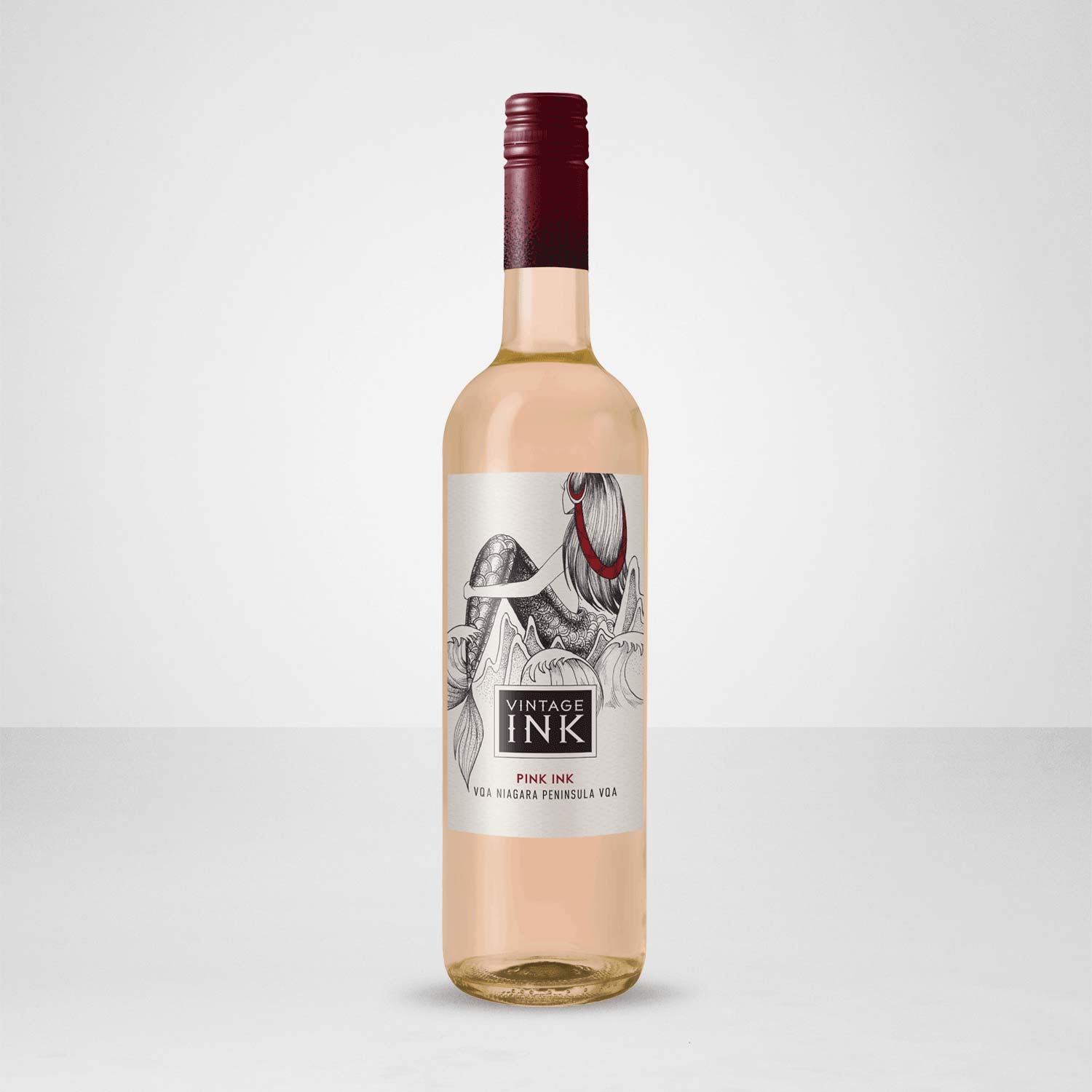 Black Ink Rose Rose Wine