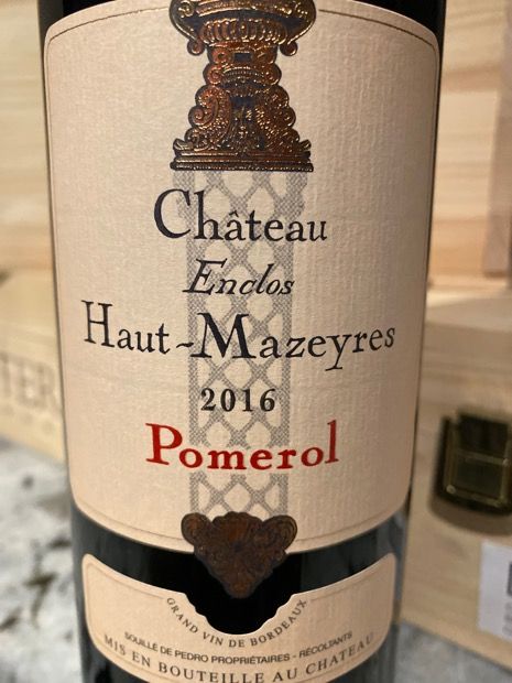 Chateau Enclos Haut Mazeyres Bordeaux Red