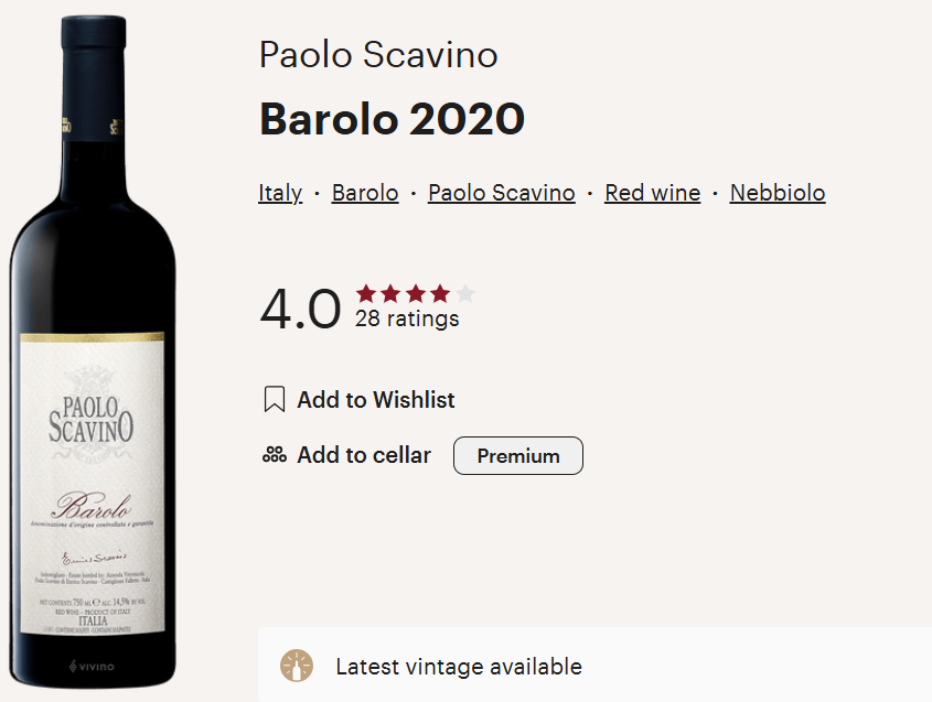 Paolo Scavino Barolo