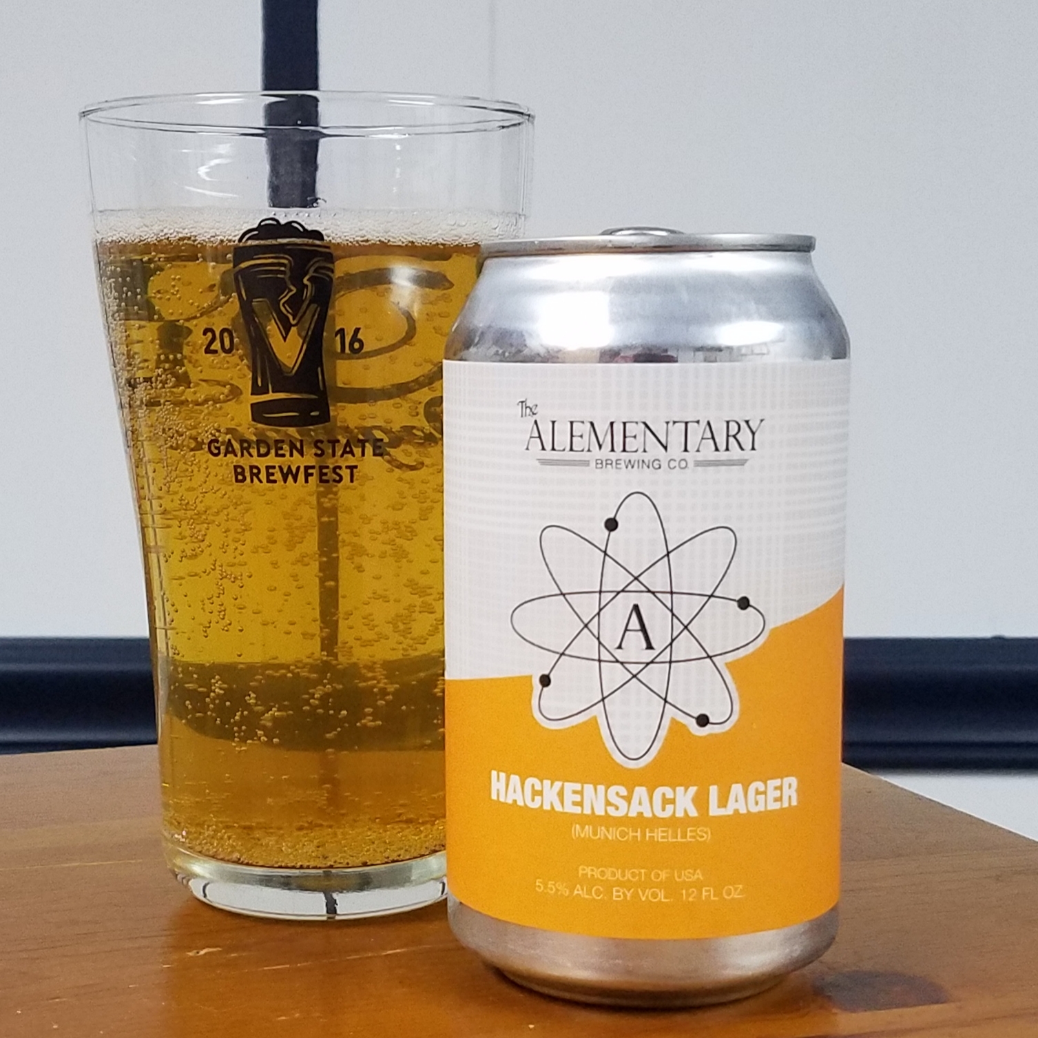 The Alementary Hackensack Lager 6 Pack Cans
