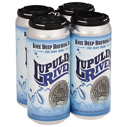 Knee Deep Brew Lupulin River 4 Pack Cans