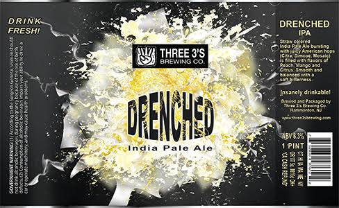 Three 3 Drenched 4 Pack Cans