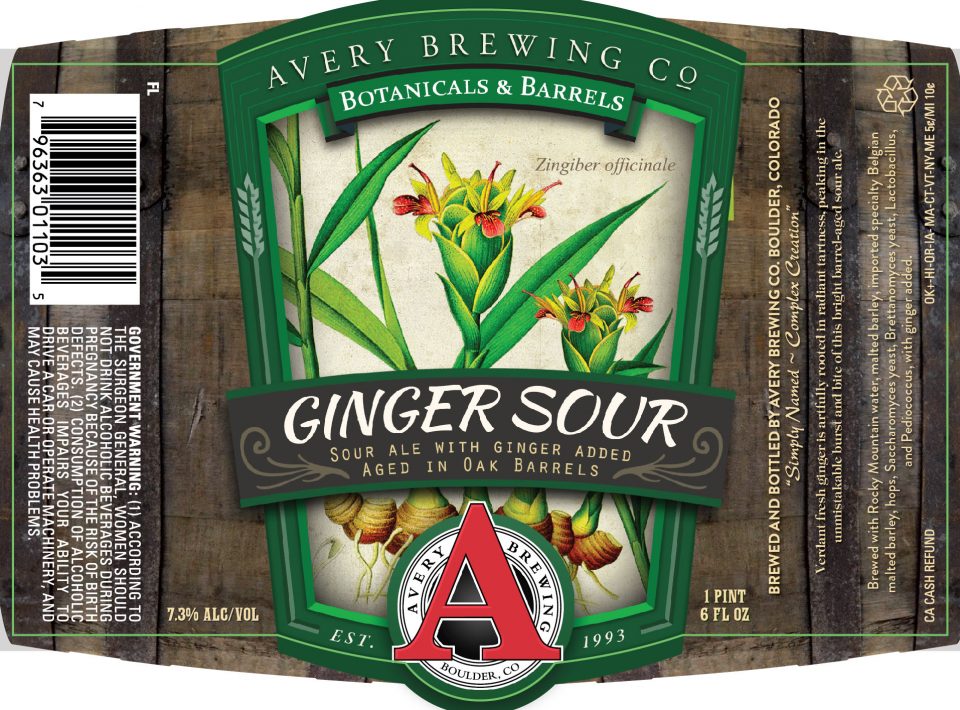 Avery Ginger Sour Bottle