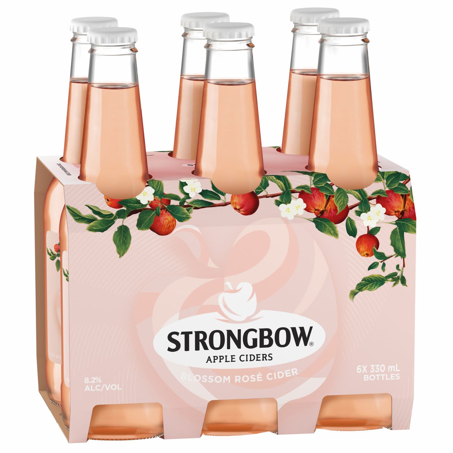 Strongbow Rose Apple 6 Pack Bottles
