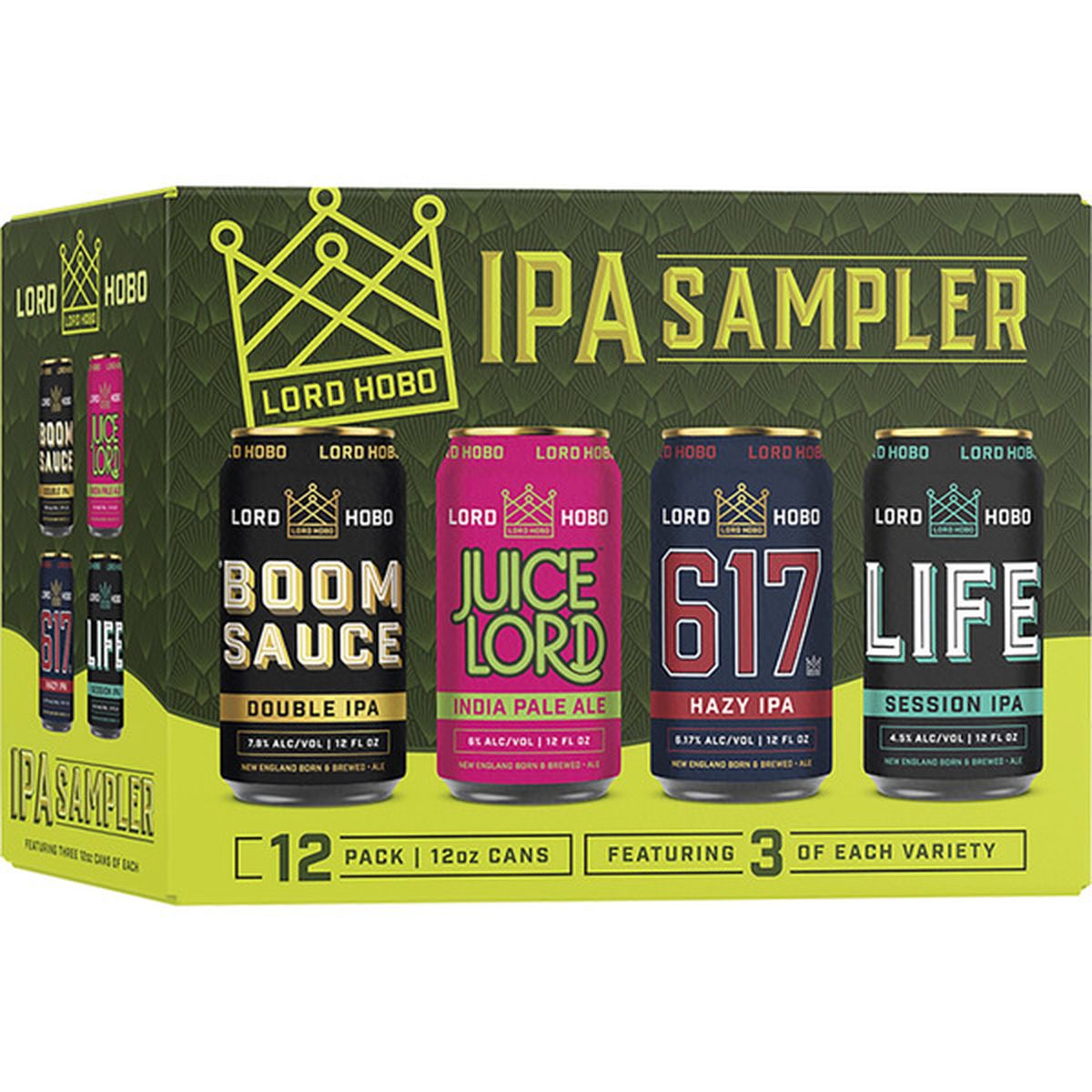 Lord Hobo Sampler 12 Pack Cans