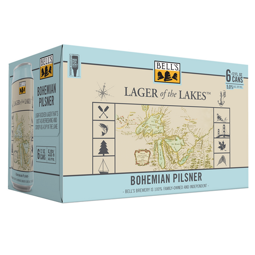 Bell Lager Of Lake 6 Pack Cans