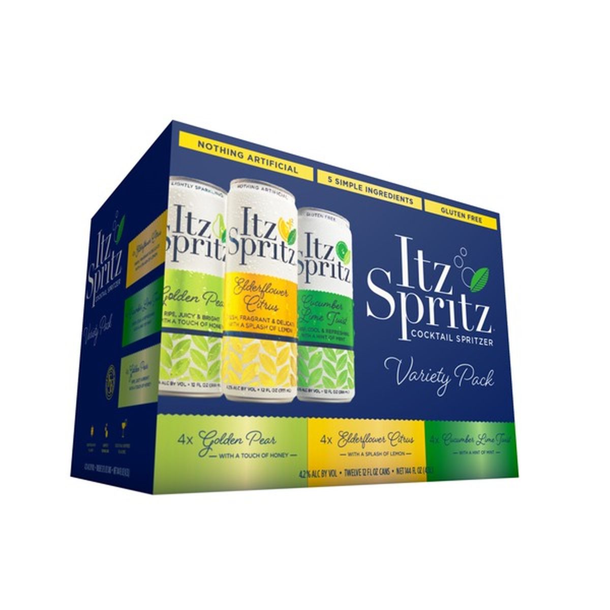 Itz Spritz Elder Flower 6 Pack Cans